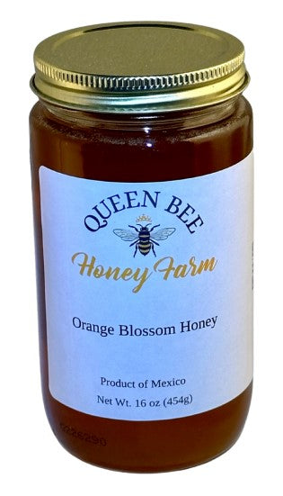 Queen Bee Honey Farm Orange Blossom 16oz